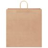 vidaXL Paper Bags 50 pcs with Handles Brown 45x17x48 cm