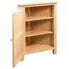 vidaXL Corner Cabinet Brown Solid Oak Wood Compact Corner Cabinet