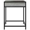 vidaXL Coffee Table Grey Sonoma Engineered wood, glass, metal Compact