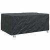 vidaXL Furniture Cover Plain Black 86.61 x 59.06 x 33.46 in 210D