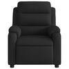 vidaXL Recliner Chair Black Fabric (100% polyester), metal, plywood Single