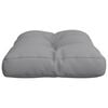 vidaXL Pallet Cushion Grey Fabric (100% polyester) 19.7x15.7x4.7 in