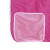 vidaXL Curtain for Loft Bed Pink 100% Polyester Fits loft bed Modern