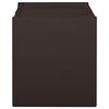 vidaXL Cushion Box Brown Polypropylene Large Cushion Box Rectangular