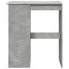 vidaXL Bar Table Concrete Grey Engineered Wood Tall Bar Table