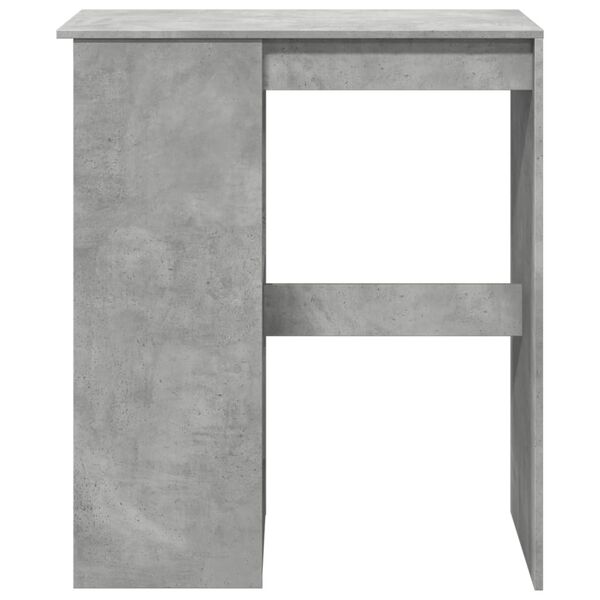 vidaXL Bar Table Concrete Grey Engineered Wood Tall Bar Table