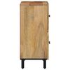 vidaXL Side Cabinet Natural wood Solid mango wood, engineered wood, iron