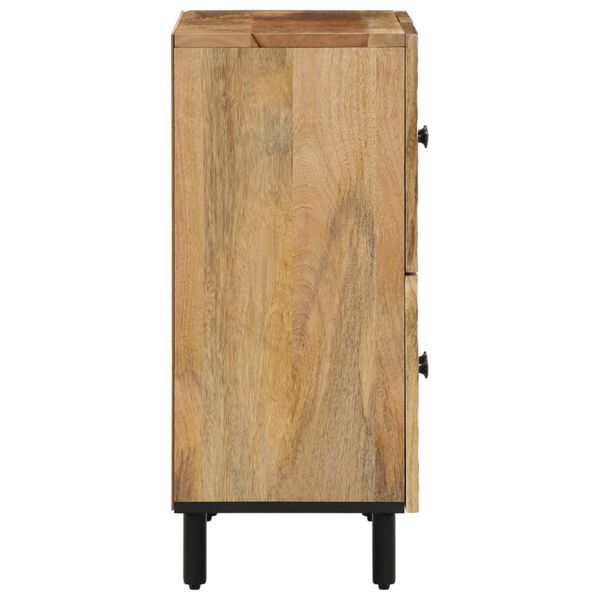 vidaXL Side Cabinet Natural wood Solid mango wood, engineered wood, iron