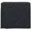 vidaXL Firewood Rack Cover Plain Black 61 x 122 x 106 cm Fabric