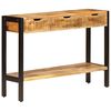 vidaXL Sideboard Brown Solid mango wood, powder-coated steel Medium