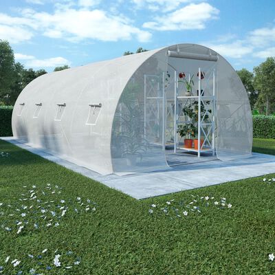vidaXL Greenhouse 193.8 ft² 236.2"x118.1"x78.7"