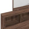vidaXL Dressing Table Brown Oak Engineered Wood Medium Dressing Table