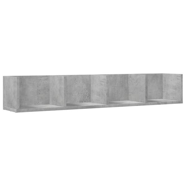 vidaXL Wall Cabinet Concrete grey Engineered wood Medium Wall Cabinet