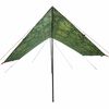 vidaXL Camping Tarp Camouflage 181.9x120.5x83.1" Waterproof