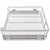 vidaXL Pull-Out Wire Baskets 2 pcs Silver 31.5"