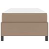 vidaXL Bed Frame with Mattress Cappuccino 31.50 x 78.74 in Fabric