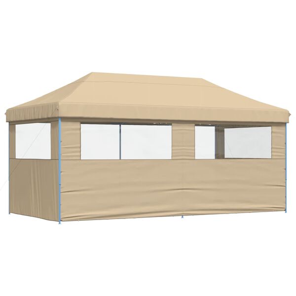 vidaXL Party Tent Beige, Blue