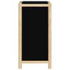vidaXL Sideboard Black 24.4"x15"x29.5" Engineered Wood