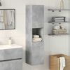 vidaXL Bathroom Hanging Cabinet Concrete grey Engineered wood 51.2 in tall