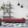 vidaXL Sofa Bed Wine Red