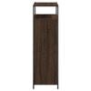 vidaXL Shoe Cabinet Brown oak Engineered wood Slim Shoe Cabinet