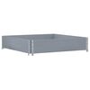 vidaXL Pallet Collar Grey 39.4x39.4" Solid Wood Pine