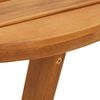 vidaXL Patio Side Table Round Ø15.7x15.7" Solid Wood Acacia