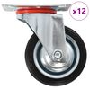 vidaXL 12 pcs Swivel Casters 2.95 " (3x143442)