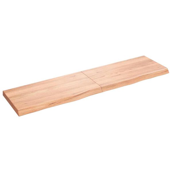 vidaXL Wall Shelf Light brown Solid oak wood Medium
