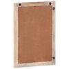 vidaXL Bathroom Mirror Bleached wood and clear glass Solid mango wood, glass
