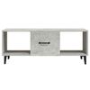 vidaXL Coffee Table Concrete Grey Engineered Wood Coffee Table