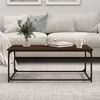 vidaXL Coffee Table Brown Oak Engineered Wood Standard Durable
