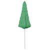 vidaXL Hawaii Beach Parasol Green Polyester 118.1 in diameter