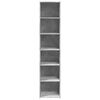 vidaXL Highboard Concrete Grey Engineered Wood Tall Highboard