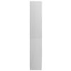 vidaXL Book Cabinet High gloss white Engineered wood Medium Book Cabinet