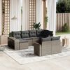 vidaXL Garden Sofa Set Grey