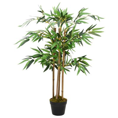 vidaXL Artificial Bamboo Plant Twiggy with Pot 35.4"