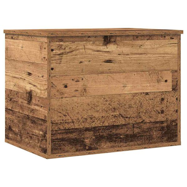 vidaXL Storage Box Old wood 23.62 x 16.54 x 18.11 in Engineered Wood