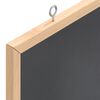 vidaXL Chalkboard with Solid Pine Wood Frame Black 31.5x21.7"