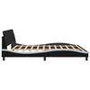 vidaXL Bed Frame Black and White
