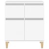 vidaXL Sideboard White Engineered wood Medium Sideboard Rectangular