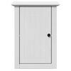 vidaXL Bathroom Furniture Set White Solid pinewood and engineered wood