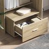 vidaXL Desk Sonoma Oak 51.77 x 19.69 x 41.93 in Engineered Wood