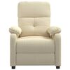 vidaXL Recliner Cream Fabric
