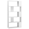 vidaXL Book Cabinet High gloss white Engineered wood