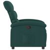 vidaXL Recliner Chair Dark Green