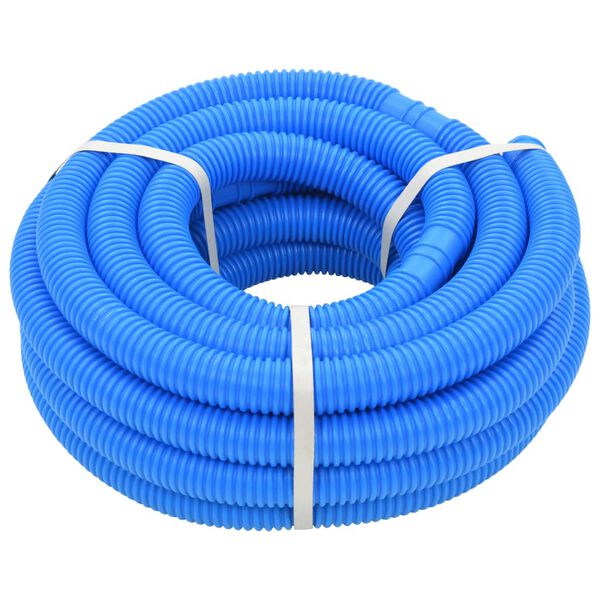 vidaXL Pool Hose Blue Low-density polyethylene 36 feet