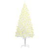 vidaXL Christmas Tree White Polyethylene, Steel Large