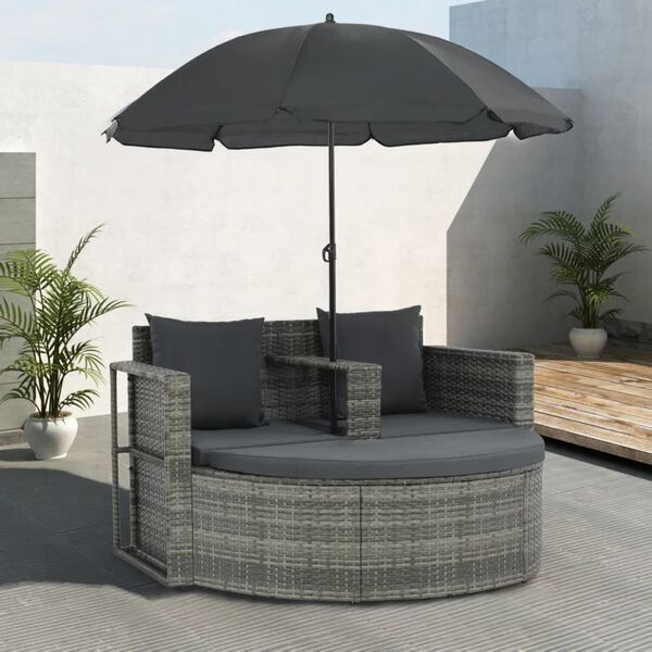 vidaXL Garden Chair Grey