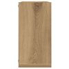 vidaXL Wall Cube Shelf Set of 2 Artisan oak Engineered wood